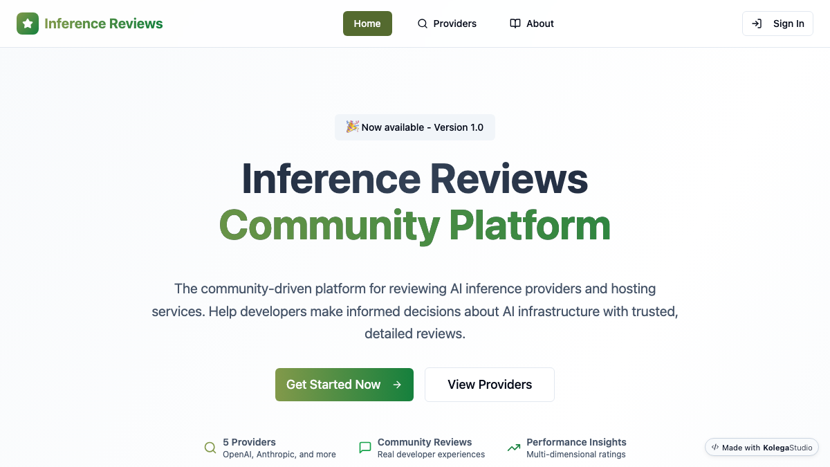 Inference Reviews